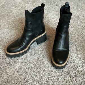 dolce vita avari black slip boots